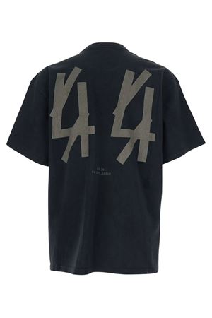 T-shirt in cotone nero 44 LABEL GROUP | B0030556FA673P731